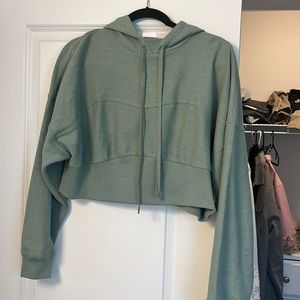 Adidas Cropped Hoodie, size Large
